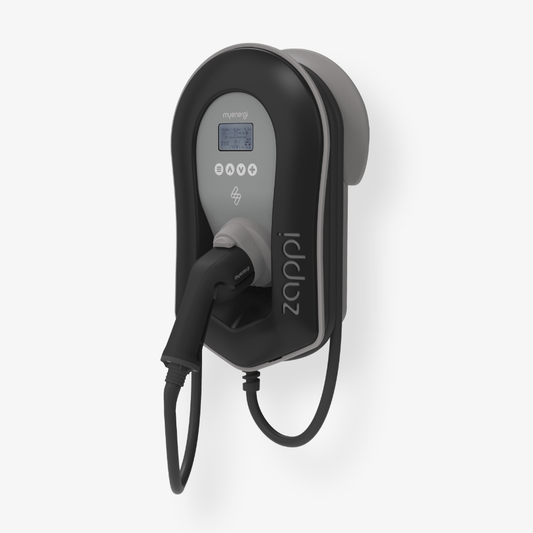 Zappi 2.1 7.4kW Black Tethered Car Charger