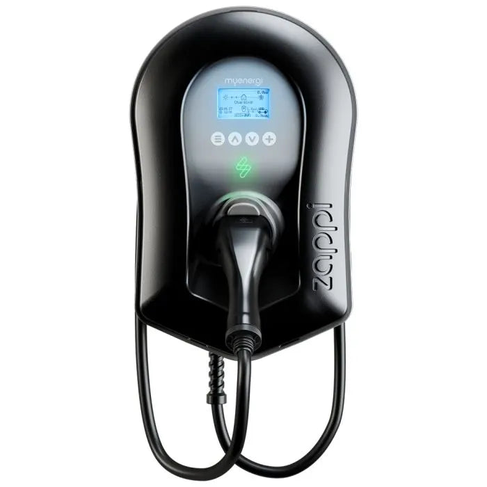 Zappi 2.1 7.4kW Black Tethered Car Charger