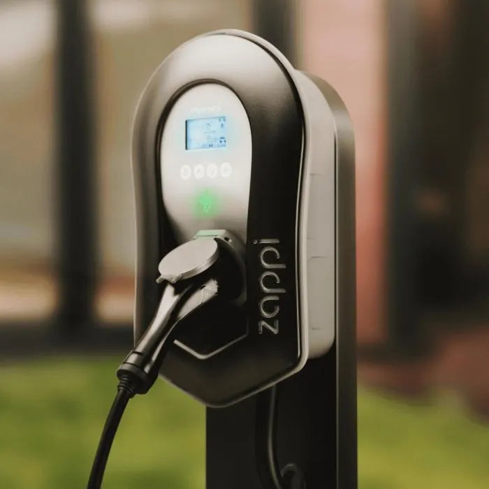 Zappi 2.1 7.4kW Black Tethered Car Charger