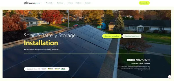 Client website built by Thurgo